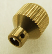 Chronometric brass trip knob, 14mm long, 10mm dia, 3mm hole MJC01ST-B