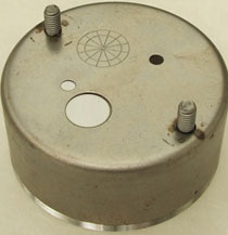 Chronometric 80mm steel tachometer case for motorcycle, no illumination MJC080KA